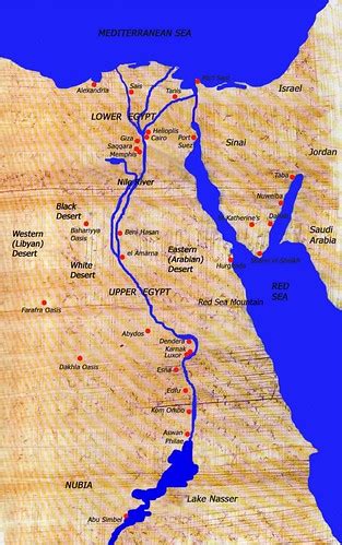 Map of Egypt, Recent | Orientation map for tracking 1989 cru… | Flickr