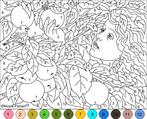 Get This Free Color By Number Pages to Print 16629