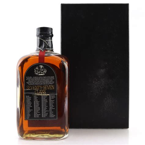 Seventy Seven Clans 12 Year Old Scotch Whisky 1980s | Whisky Auctioneer