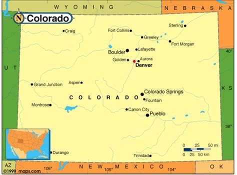 Colorado Base and Elevation Maps