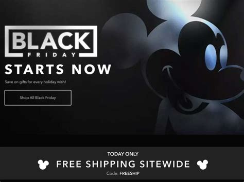 The Deals Start Now: Disney Black Friday 2022 on shopDisney