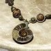 Steampunk Jewelry made by CatherinetteRings Steampunk Necklace with NATURAL JASPER stone rare ...