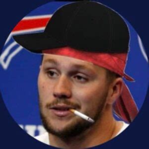 PHOTO Buffalo Bills QB Josh Allen Smoking A Cigarette