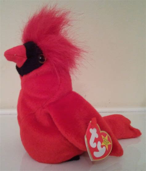 BEANIE BABY MAC Red Cardinal Bird Vintage black feet stuffed animal babies plush | eBay $6.99 ...