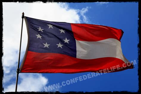 Confederate Life® — 1st National, Confederate Flag / Stars & Bars 3'x5 ...