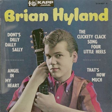 Les EPs français: Brian HYLAND - 1961 - FR-KAPP 214.007 - The clickety clack song (mono)