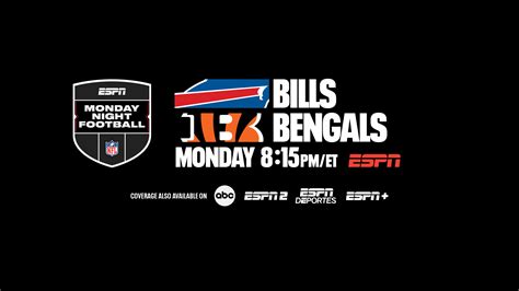 ESPN’s Monday Night Football Bills-Bengals Week 17 AFC Showdown ...