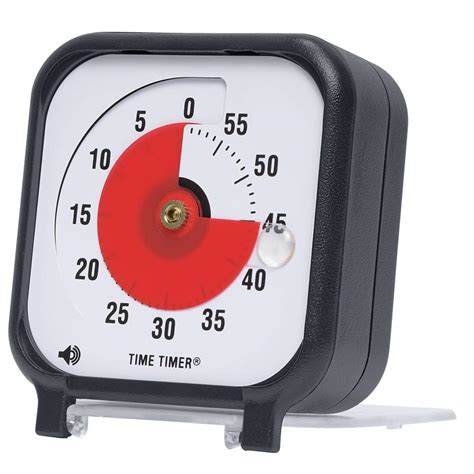 Time Timer Audible Countdown Timer, 3 Inches, Black $14.99