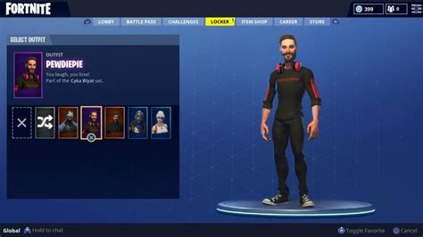 This PewDiePie Fortnite skin is exactly what he needs to beat T-Series - Dexerto