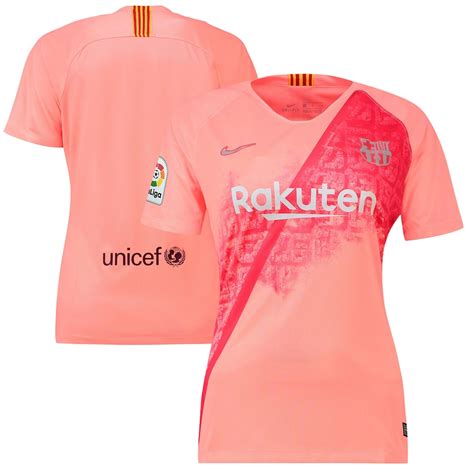 Nike Barcelona Women's Pink 2018/19 Third Replica Stadium Jersey