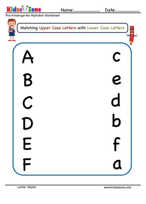 Free Printable Uppercase And Lowercase Letters Worksheets Pdf - Printable Word Searches