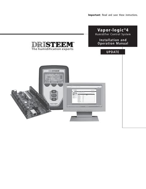 DRISTEEM VAPOR-LOGIC 4 INSTALLATION AND OPERATION MANUAL Pdf Download ...