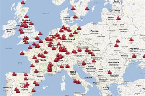 Position of the nuclear power plants in Europe - Nuclear Transparency Watch