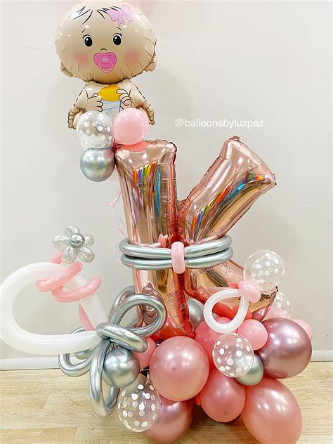 Balloons Bouquet Welcome Baby - Balloons By Luz Paz Decorations and Academy