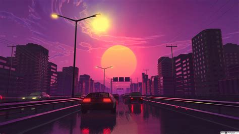 Anime Retrowave City Wallpapers - Wallpaper Cave