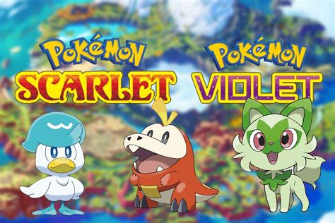 Pokemon Scarlet and Violet: Exploring Gen 9 starter Sprigatito, Quaxly ...