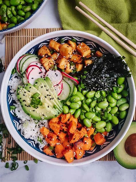 Vegan Poke Bowl Recipe (Gluten-Free, Healthy, & Delicious)