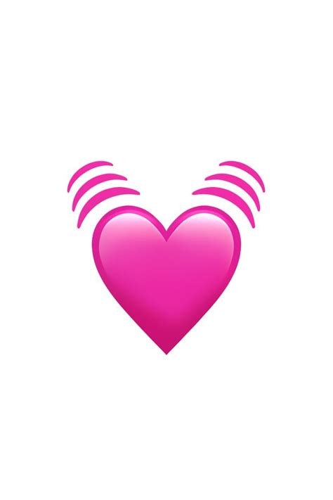 a pink heart with three wifi waves coming out of it's center on a white background