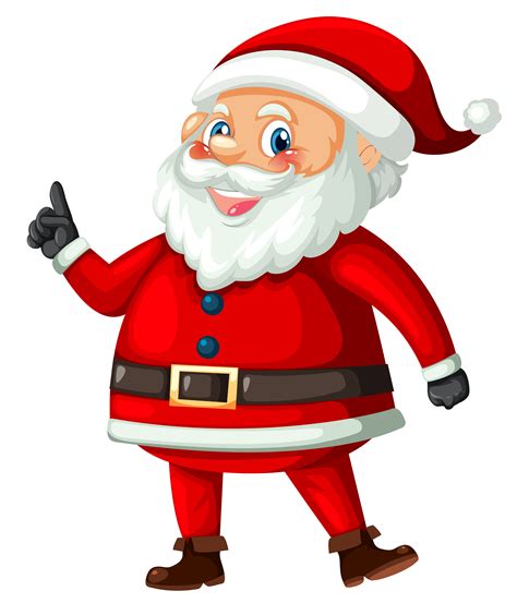 Santa claus on white background 434329 Vector Art at Vecteezy