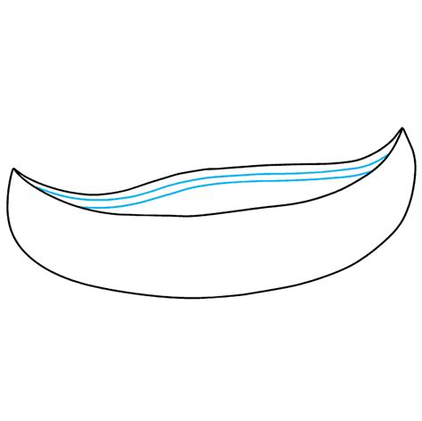 How to Draw a Canoe - Really Easy Drawing Tutorial