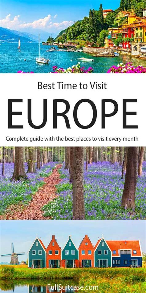 Best Time to Visit Europe (+ Where to Go When)