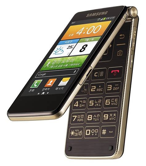 celular de abrir e fechar, Samsung Galaxy Golden GT-i9230, processador mediano de 1.7Ghz Dual ...