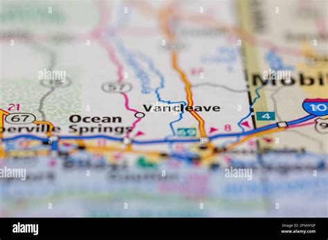 Map of vancleave hi-res stock photography and images - Alamy