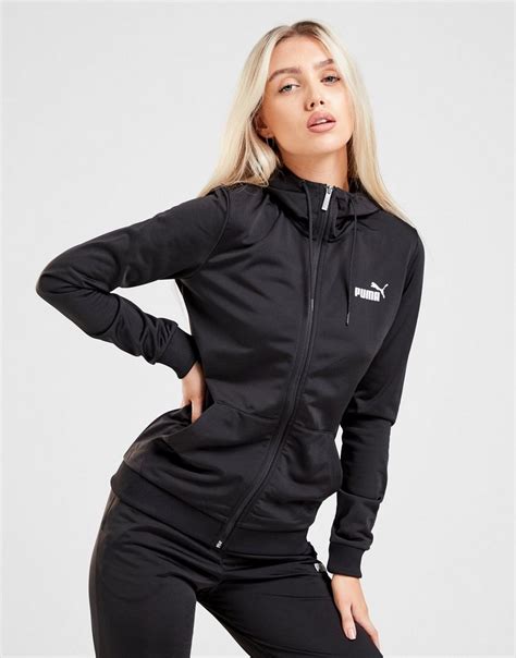 Buy Black PUMA Core Poly Tracksuit Women's | JD Sports | JD Sports Ireland