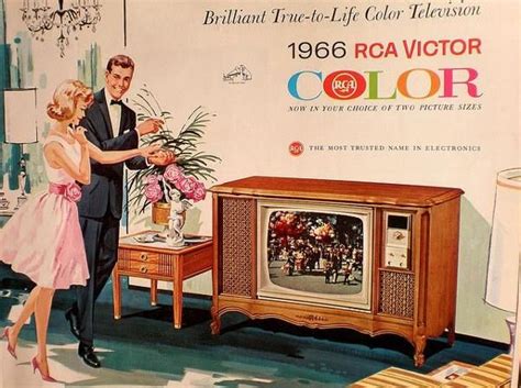 Sixties Flashback: The Color TV Revolution | Ретро, Плакат, Винтаж