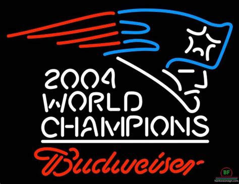 Custom Budweiser New England Patriots Neon Sign NFL Teams Neon Light – Custom Neon Signs