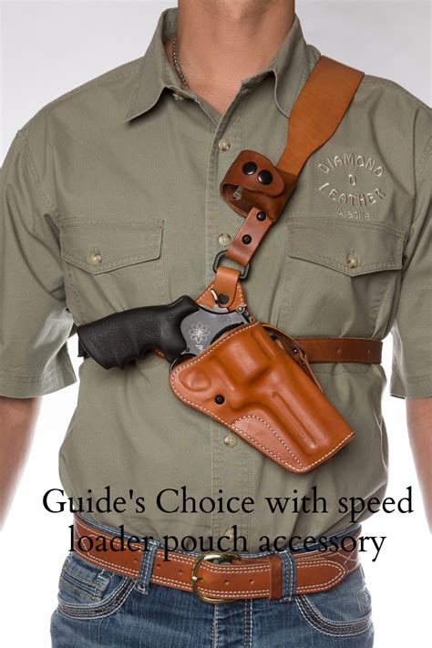 Guides Choice™ Leather Chest Holster, the ULTIMATE outdoor gun holster | Diamond D Custom ...