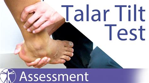 The Talar Tilt Test | Lateral Ankle Sprain - YouTube