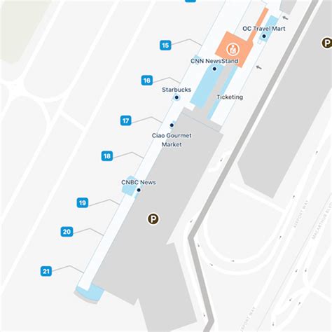 Orange County Airport Terminal C Map & Guide