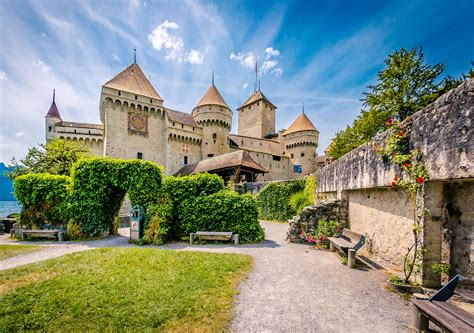 Switzerland, Chillon Castle wallpaper | architecture | Wallpaper Better