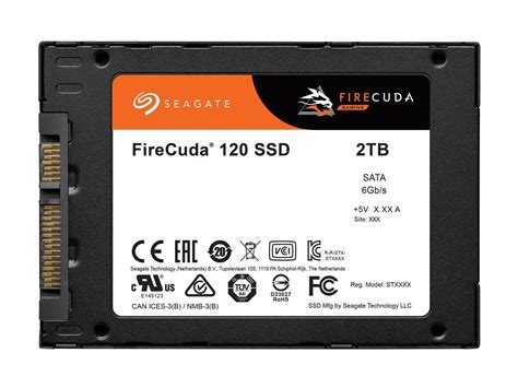Seagate FireCuda 120 SSD 2TB Internal Solid State Drive - 2.5 Inch SATA 6GB/s for Computer ...
