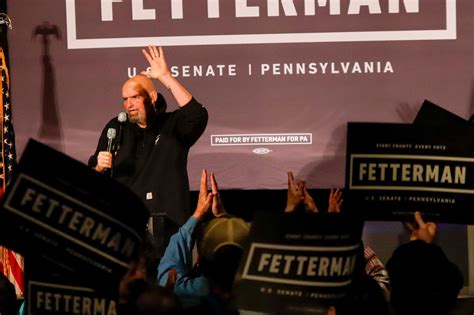 Fetterman restates campaign platform before polls open on Tuesday - The ...