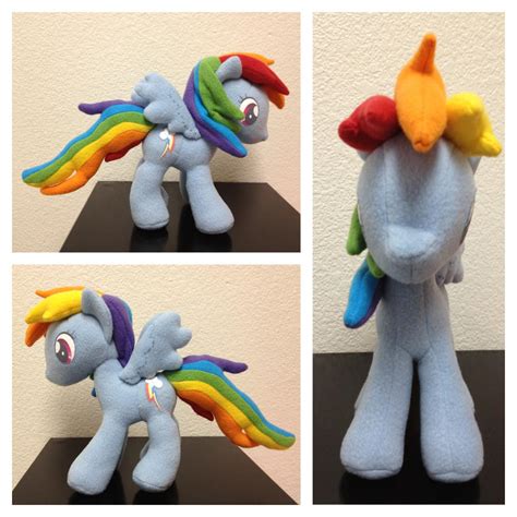 Rainbow Dash Plush v6 by Aleeart7 on deviantART