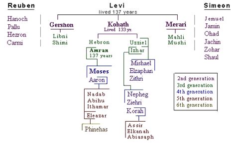 Levi Family Tree Chart