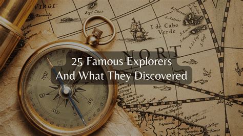 25 Famous Explorers and what they discovered - History with Henry