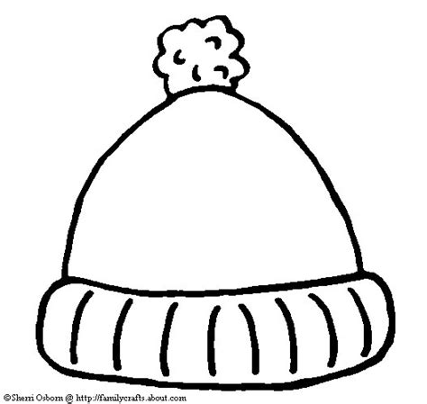 Free Winter Hat Clipart Black And White, Download Free Winter Hat Clipart Black And White png ...