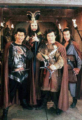 James Pax (Lightning), James Hong (Lo Pan), Carter Wong (Thunder) and ...