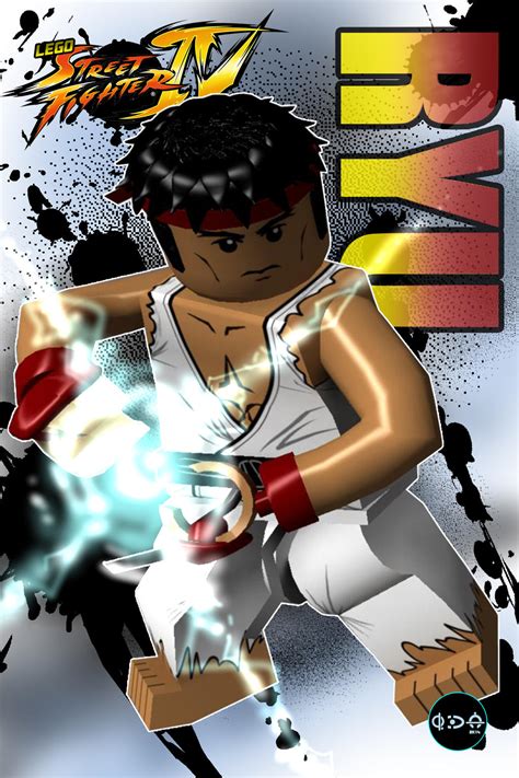 LEGO Street Fighter IV: RYU fan art by briqwerkz on DeviantArt