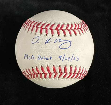 Philadelphia Phillies Orion Kerkering Autographed ROMLB Baseball ...