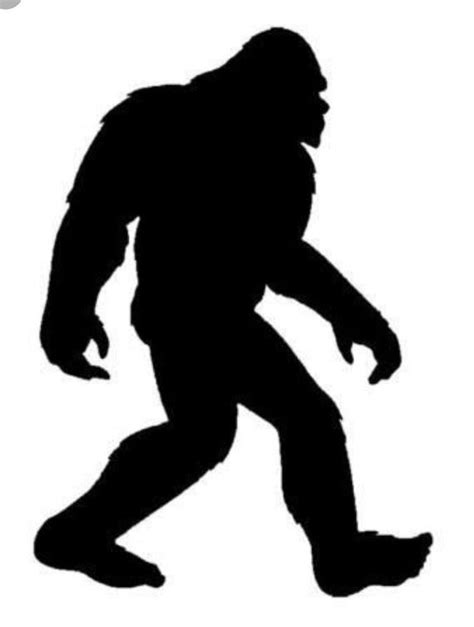 Bigfoot Stencil Made from 4 Ply Mat Board-Choose a Size-From 5x7 to ...