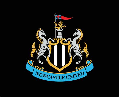 Newcastle United Club Logo Symbol Premier League Football Abstract ...