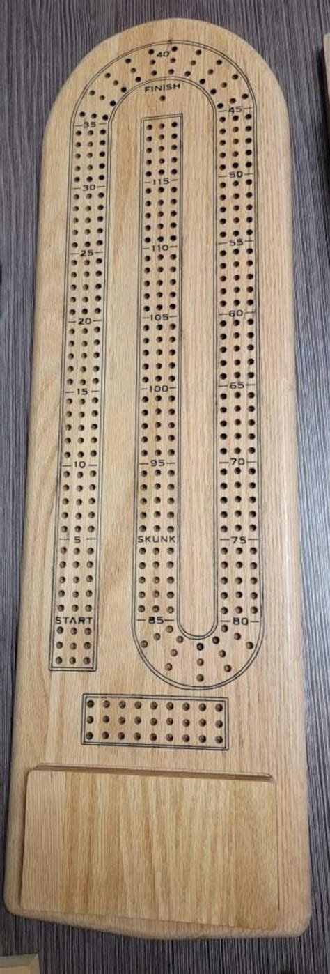 Cribbage Board Vector - Etsy