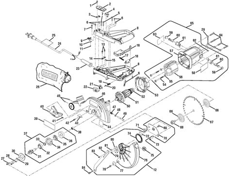 Ryobi Sliding Compound Miter Saw Parts Diagram | Reviewmotors.co