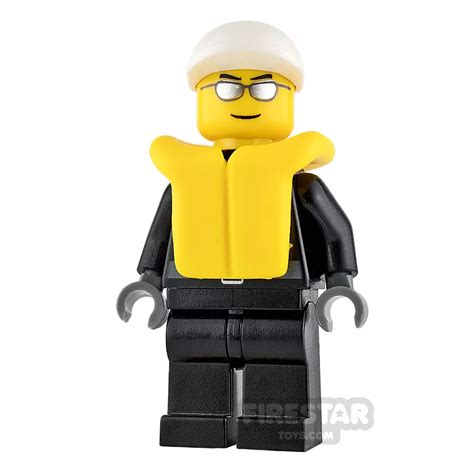 Lego City Mini Figure ï¿½ Police - Life Jacket and Sunglasses