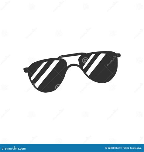 Hand Drawn Sunglasses. Doodle Sketch Stock Vector - Illustration of ...