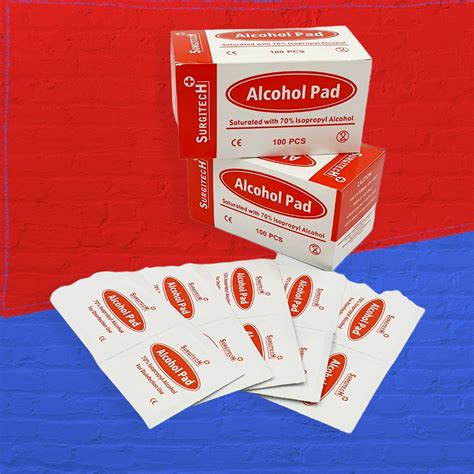 SURGITECH ALCOHOL PADS/ Alcohol Swab (sold per box) | Lazada PH